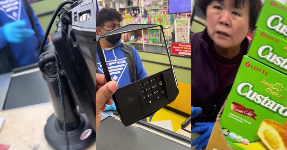 Guy Finds Skimmer on Grocery Checkout