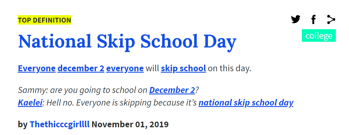 Why Is Everyone Skipping School On December 2 Find Out Why Here
