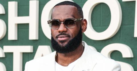 LeBron James at the premiere of 'Shooting Stars' on May 31, 2023.