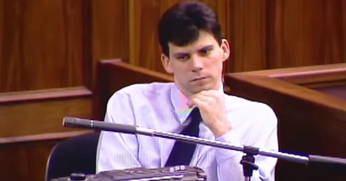 Lyle Menendez during his trial