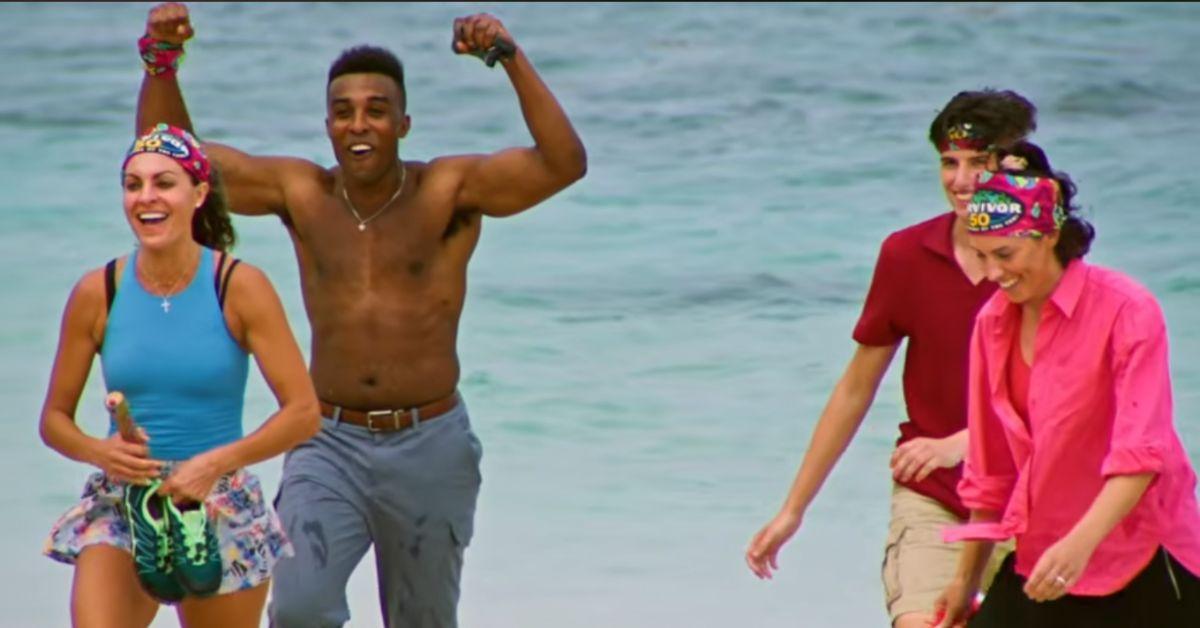 Kyle Fraser with 'Survivor' Contestants