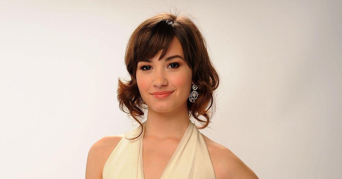 Demi Lovato smiling in a photo in 2008.