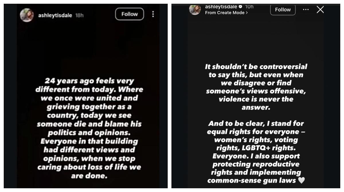 Ashley Tisdale Instagram Stories