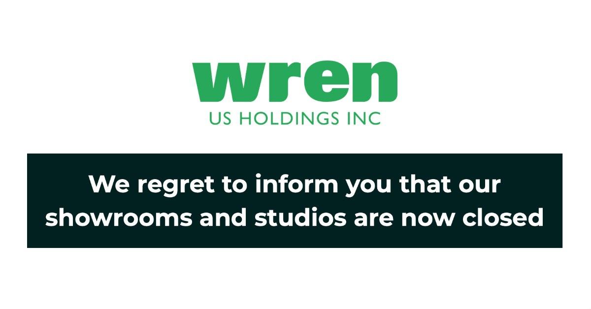 The message displayed on Wren Kitchen's website. 