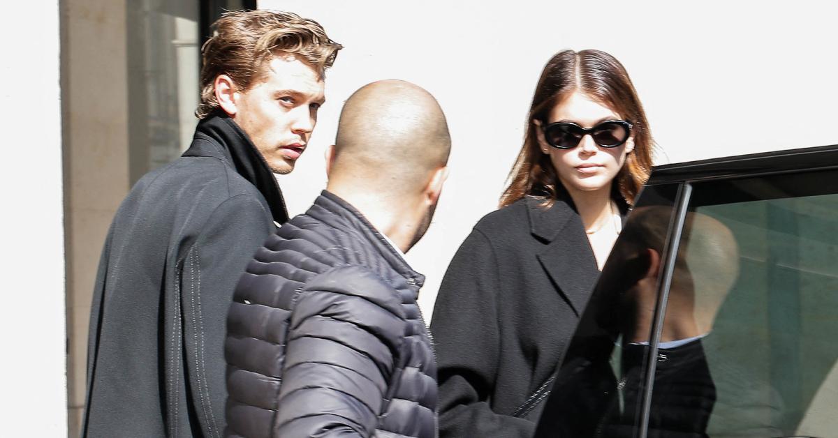 Austin Butler and Kaia Gerber in Paris in 2022.