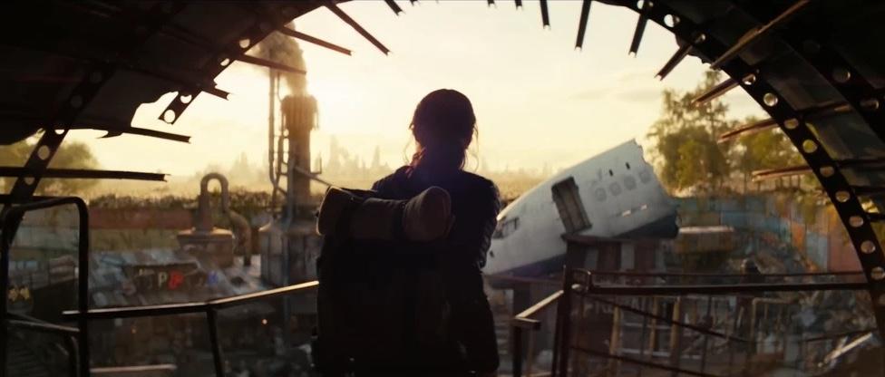 Lucy leaving he vault in 'Fallout'