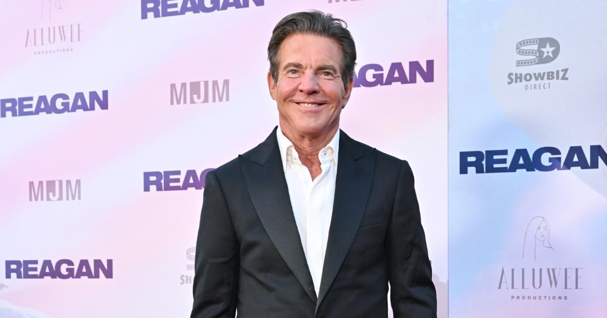 Actor Dennis Quaid at the premiere of 'Reagan'