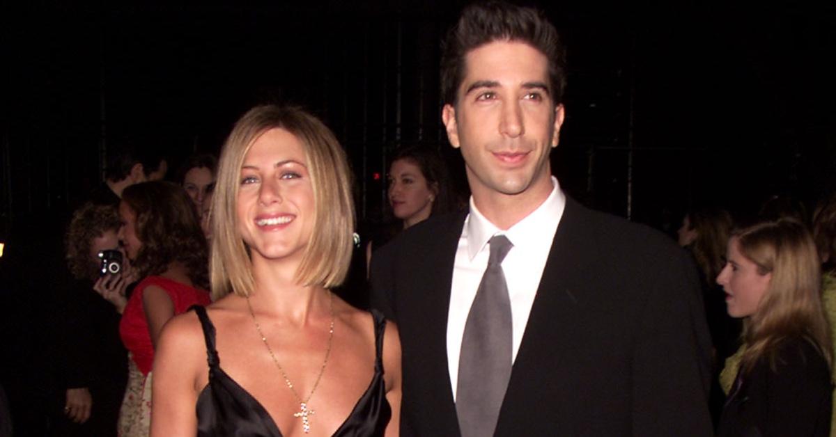 David Schwimmer and Jennifer Aniston in 2001. 