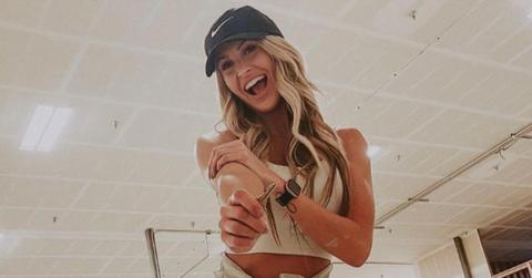 McKinli Hatch shows off the key to her new house.