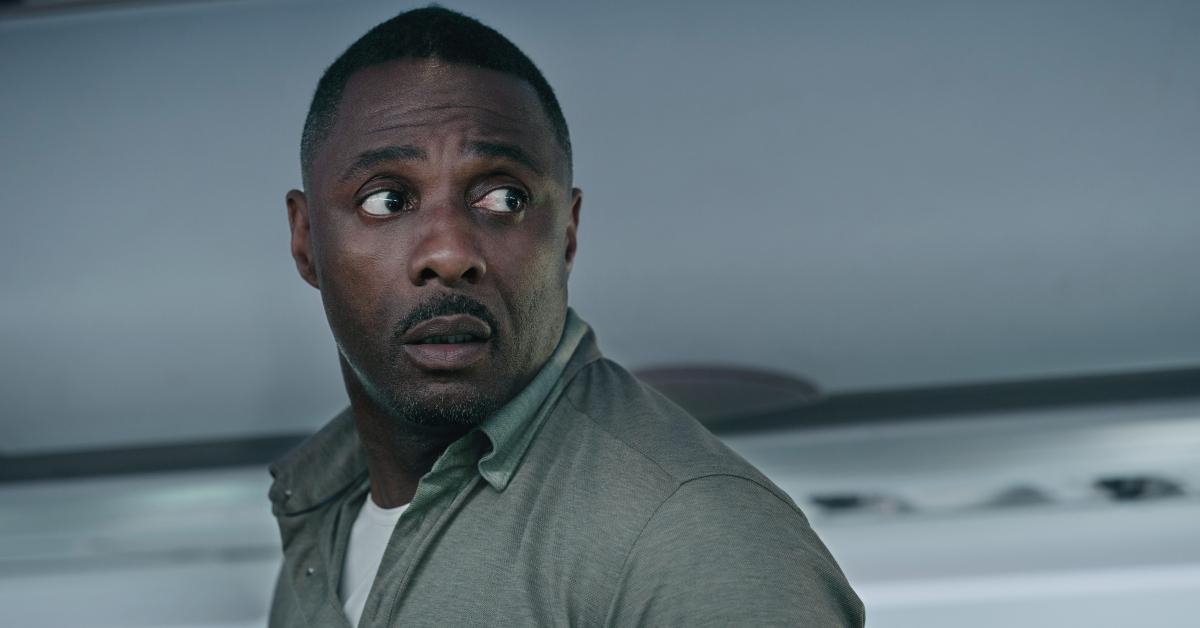 Idris Elba appears as Sam Nelson in 'Hijack'