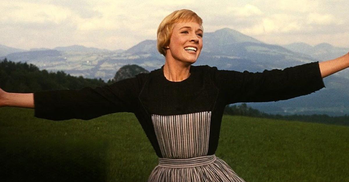 Julie Andrews as Maria in 'The Sound of Music.'