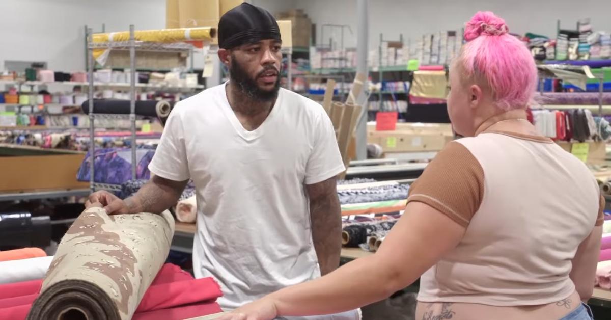 Arthur and Hope at the fabric store on 'Love After Lockup.'