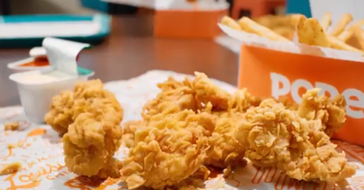 popeyes popcorn chicken