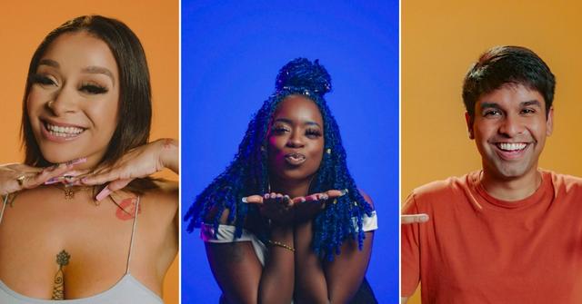 Sam, Raven, and Shubham from 'The Circle'