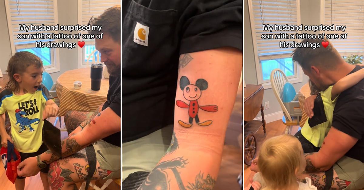 Dad Gets Tattoo to Match Sons LifeSaving Heart Surgery Scar