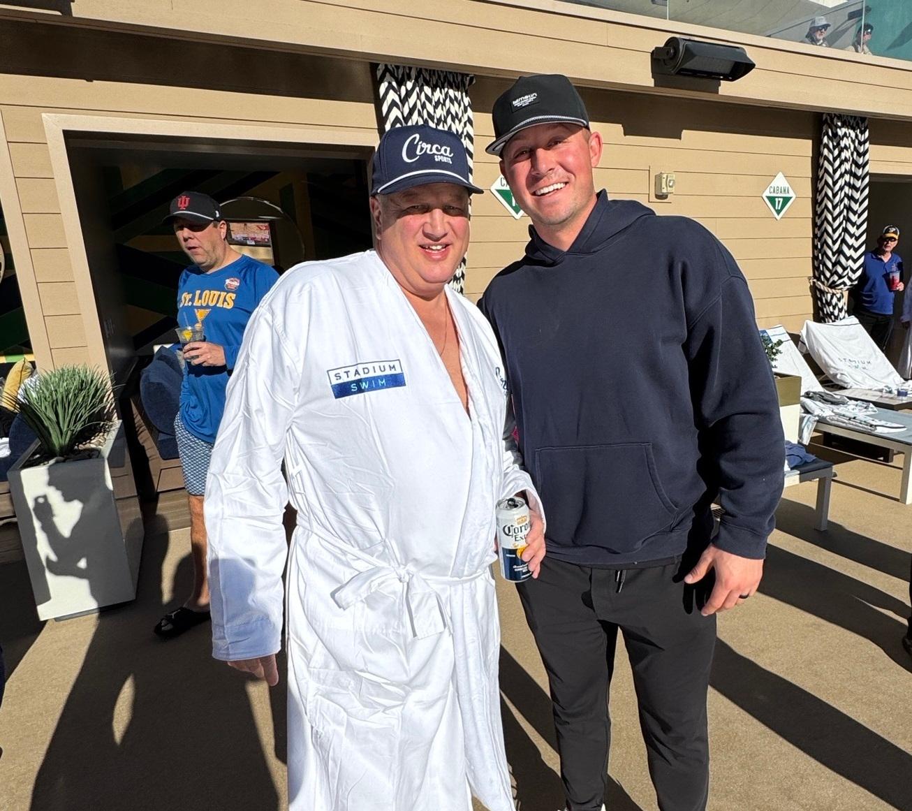 detroit tigers first baseman spencer torkelson circa hotel casino owner derek stevens stadium swim las vegas