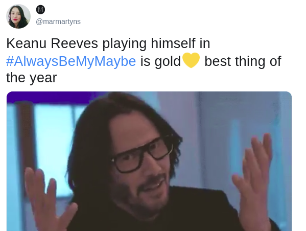 keanu tweet