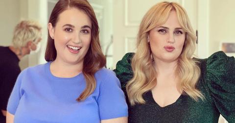 Rebel Wilson and one of her siblings, sister Annachi