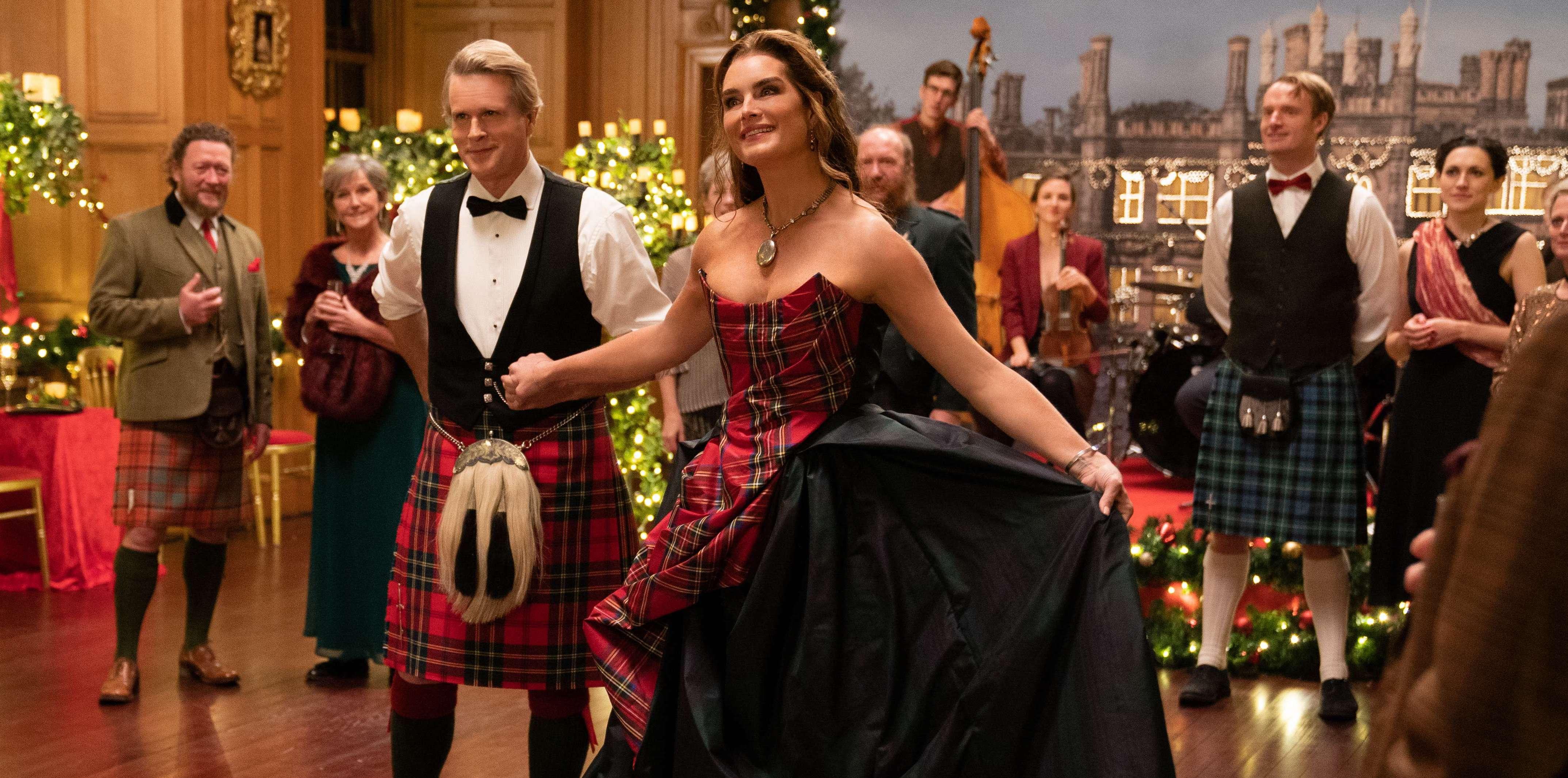 Brooke Shields and Cary Elwes in 'A Castle For Christmas'