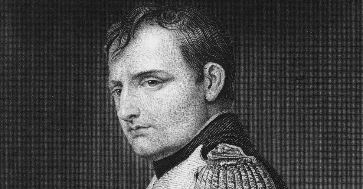 A portrait of Napoleon Bonaparte