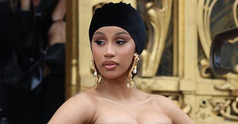 cardi b at fashion week