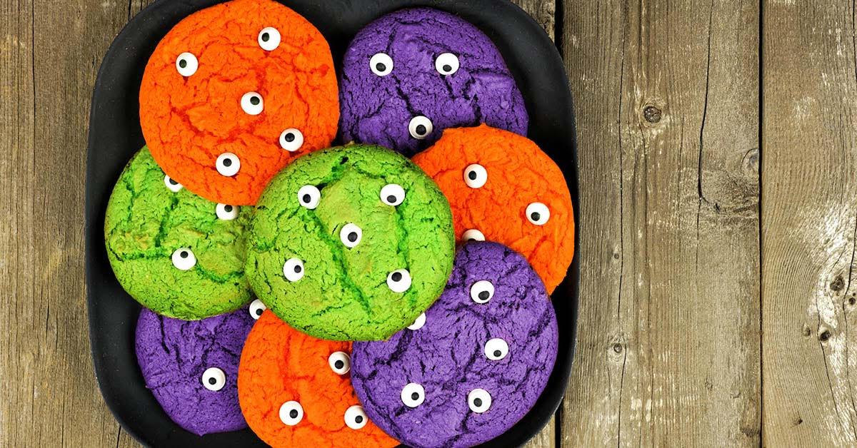 monster eye cookies