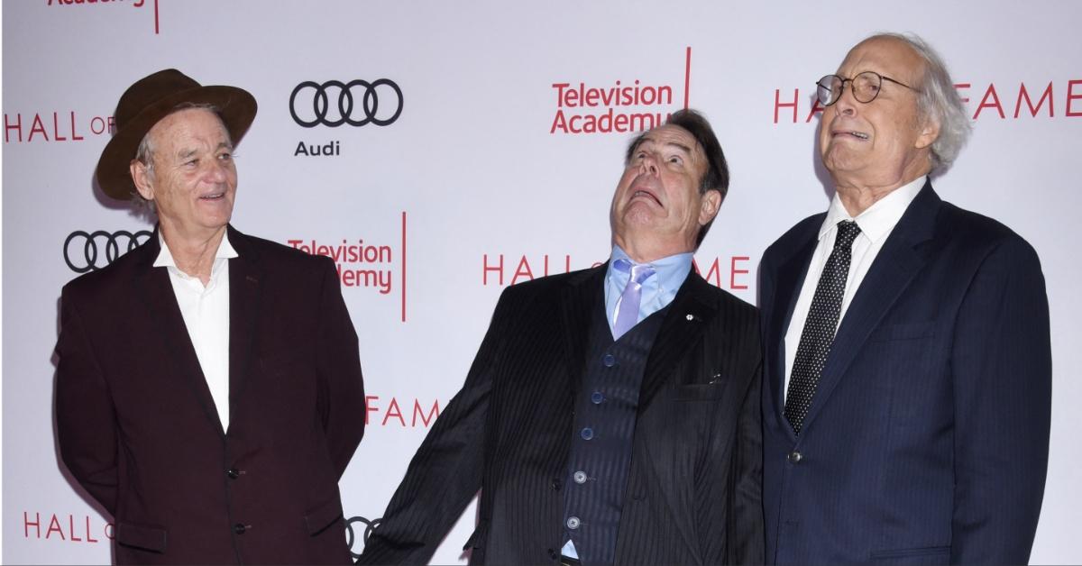 Bill Murray, Dan Aykroyd, and Chevy Chase at the 24th Hall of Fame Ceremony Celebrates Television Legends.