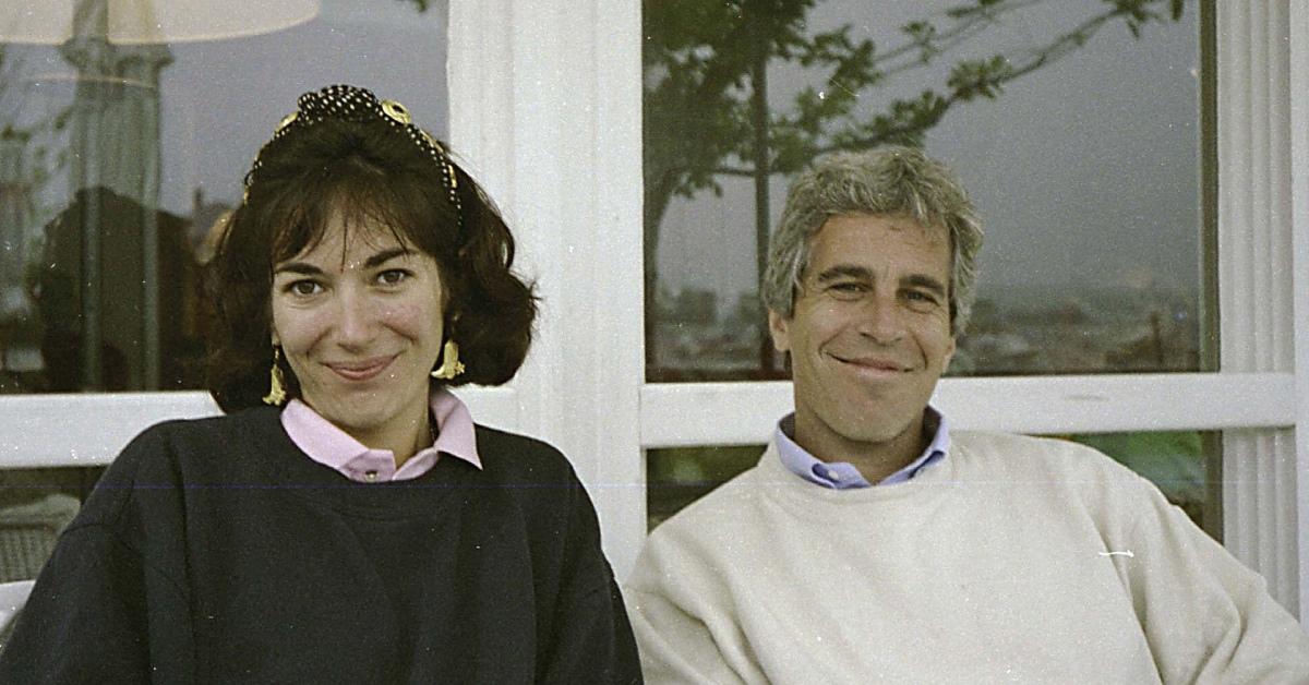 Ghislaine Maxwell and Jeffrey Epstein together years ago.