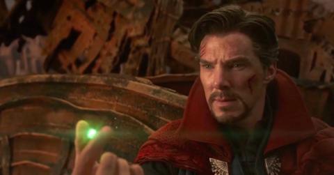 Benedict Cumberbatch as Dr. Stephen Strange in 'Avengers: Infinity War'