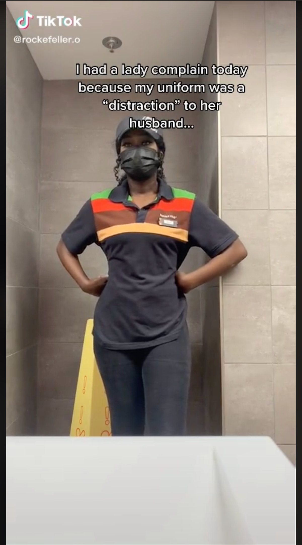 tik tok burger king uniform