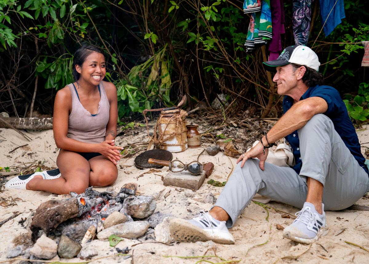 Erika and Jeff in 'Survivor' 