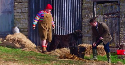 Scott Paige and Scott Garnham in 'Christmas on Mistletoe Farm'