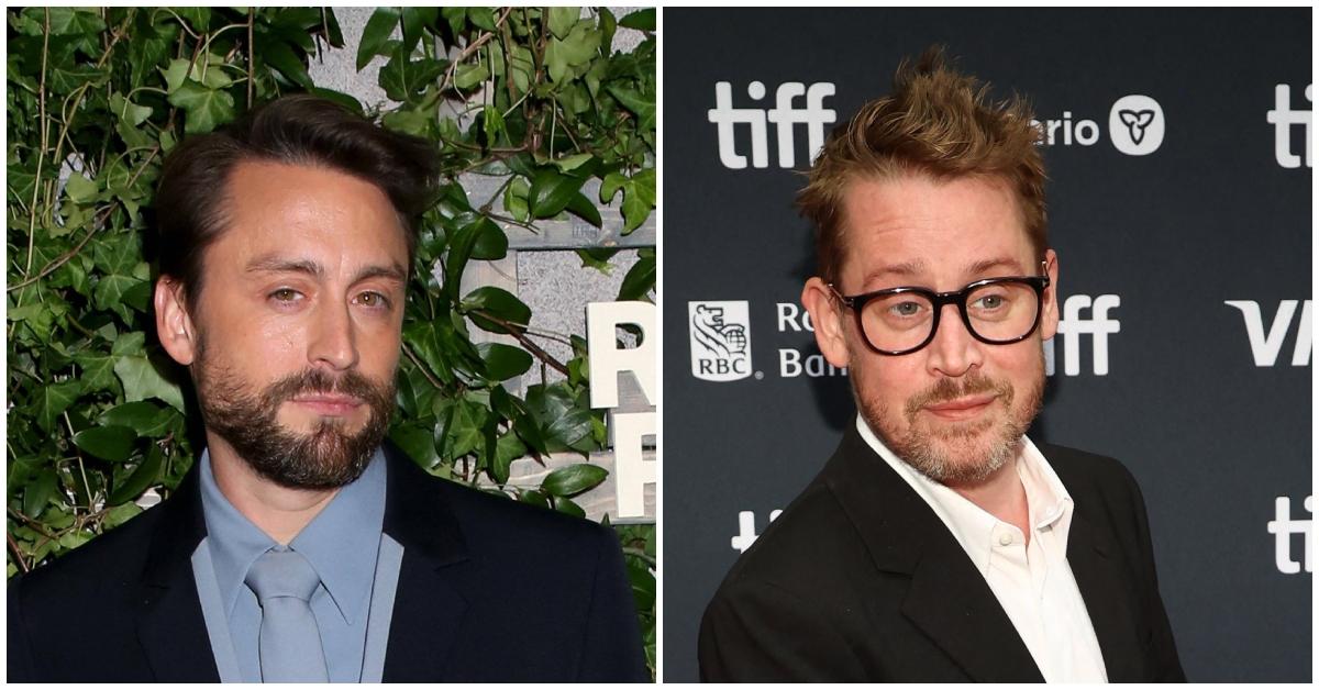 (l-r): Kieran Culkin and Macaulay Culkin