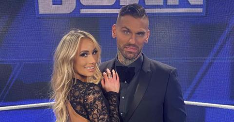 WWE superstar Carmella and her husband, Corey Graves.