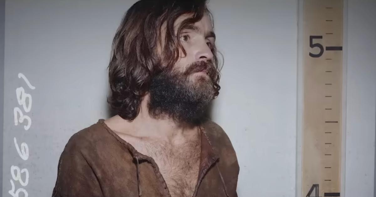 Charles Manson following his arrest