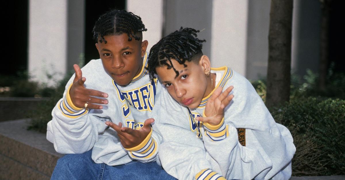 Chris Kelly and Chris Smith in Kris Kross school photo