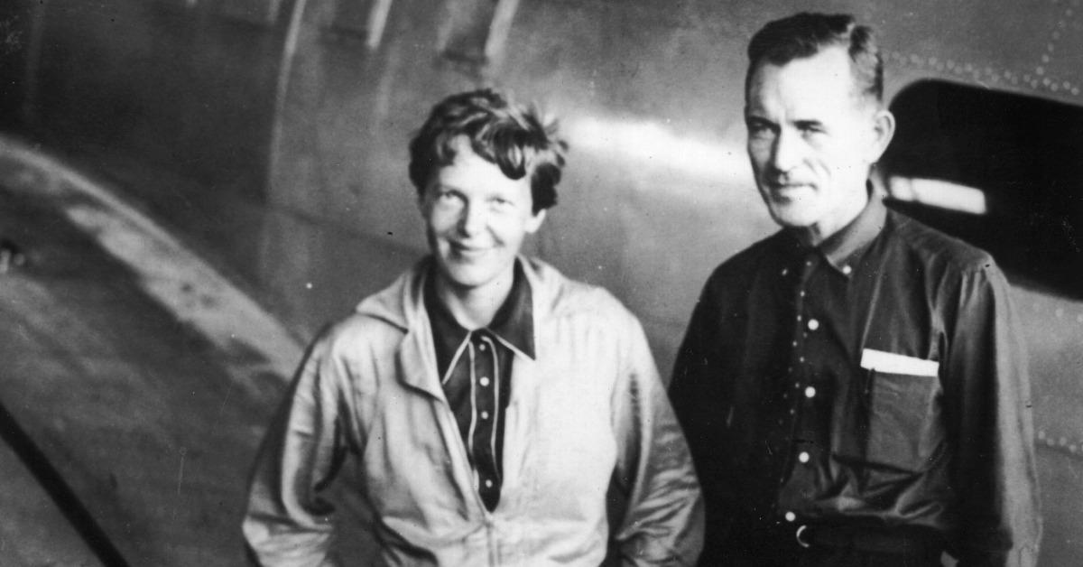 Amelia Earhart and Fred Noonan