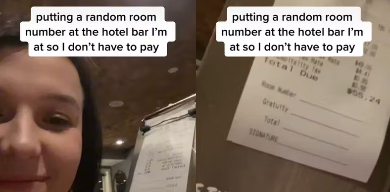 TikTok-er Hotel Bar Random Room