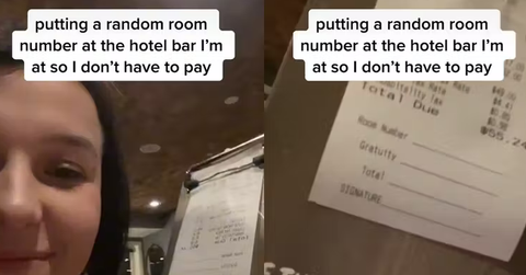 TikTok-er Hotel Bar Random Room