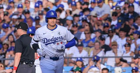 Shohei Ohtani running for the Dodgers. https://x.com/nut_history/status/1928831683932954969