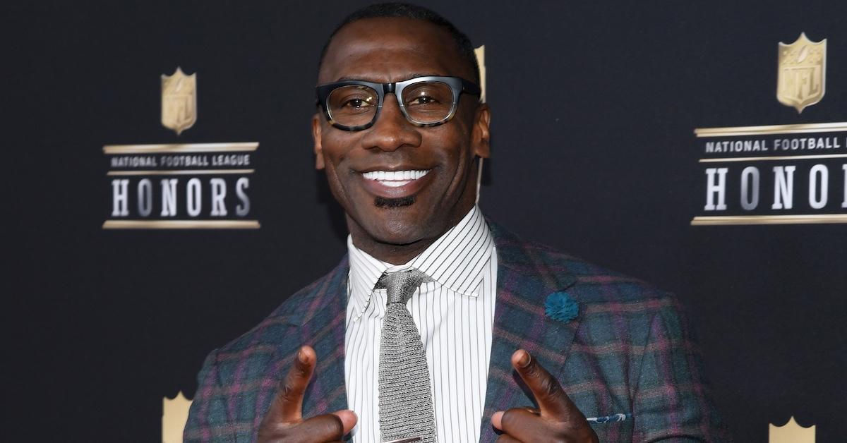Shannon Sharpe on the red carpet