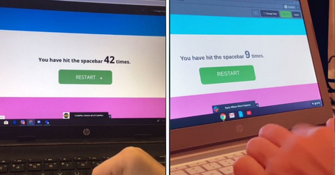 tiktok spacebar challenge