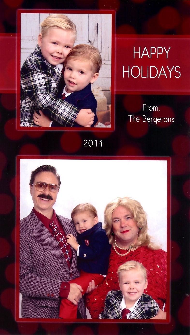 real family christmas cards