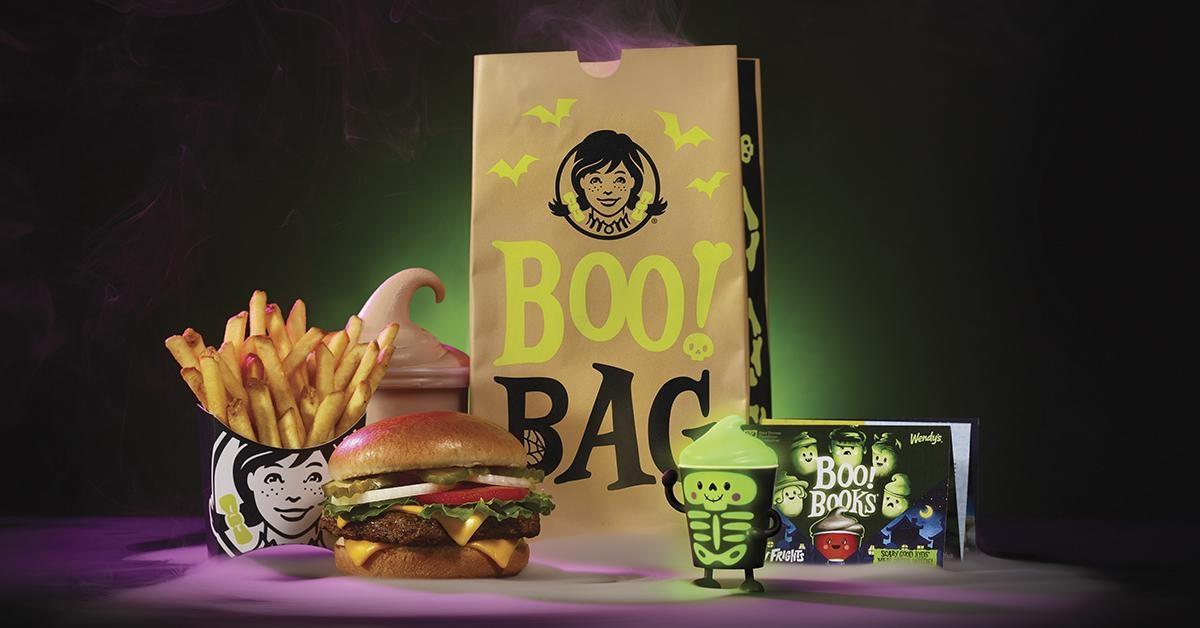 Everything included in the Wendy's Boo! Bag meal.