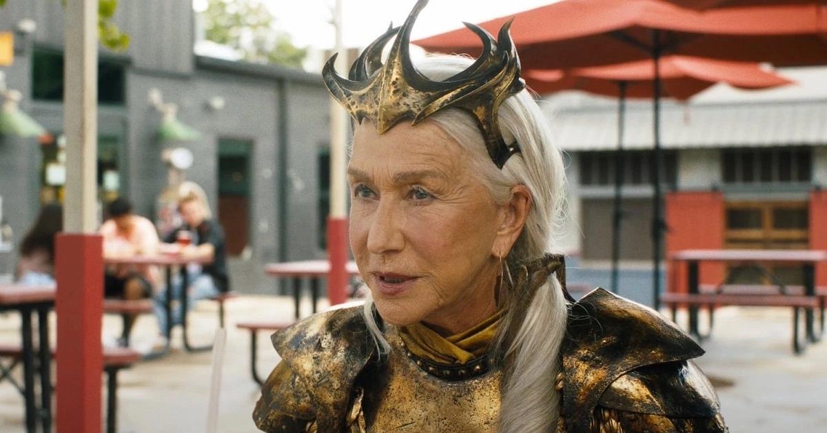 Helen Mirren as Hespera in 'Shazam! Fury of the Gods'