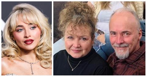 Sabrina Carpenter and her parents Elizabeth and David