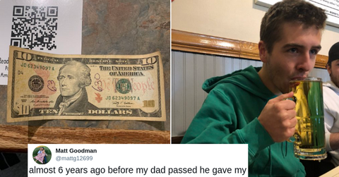 dad buys son first beer passed away
