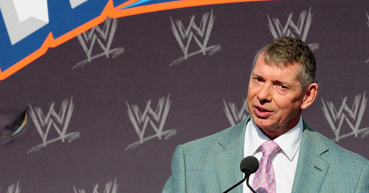 Vince McMahon at a WWE press conference in 2011. 