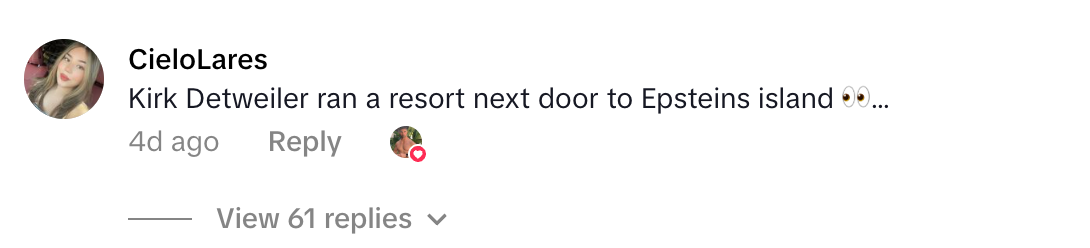 kirk detweiller comment