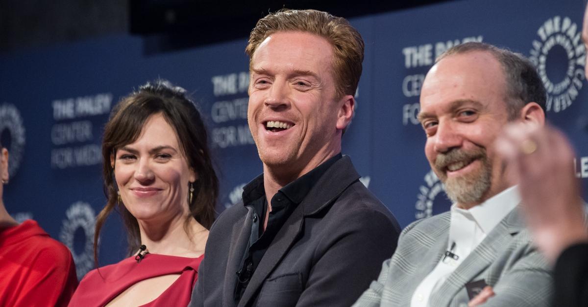 Maggie Siff, Damien Lewis and Paul Giamatti attend the Paley Live: Sneak Peek at 'Billions' Season Two